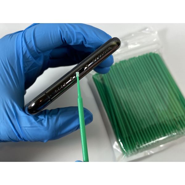 100PC for iPhone Android Cleaning Sticks Windows Phone Jack Charger Port Galaxy