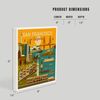 San Francisco, California, Geometric (Absorbent Ceramic Coaster, Single, Cork Back, Kitchen Table Decor)