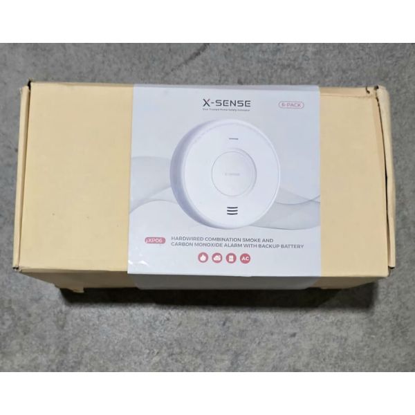 X-SENSE XP06 Hardwired Interconnected 6PACK Smoke & Carbon Monoxide Detector