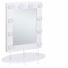 Vanity Hollywood Makeup Mirror Lighted Cosmetic Mirror 12 Dimmable Bulb Tabletop