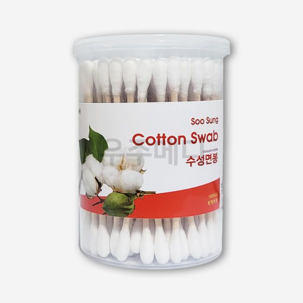 Water-based cotton swab cylinder 100 pieces cotton hospital use beauty