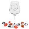 Always Looking Good Personalised Engraved Wine Glass with Heart & Name (Small - Empty)
