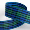 Tartan Ribbon 25mm x 10M - Green/Blue