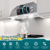 20 inch Built-In/Insert Range Hood 800CFM Kitchen Vent LEDs 3-Speed LED