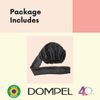 Dompel Black Satin Diffuser Cap | Enhance Hair Drying, Reduce Frizz | Model 393