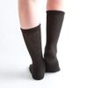 Doc Ortho Ultra Soft Loose Fit Diabetic Socks for Men and Women, 3 Pairs, Crew - Black