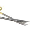 TC Micro IRIS Scissors 4.5" Curved Blades Stainless Steel Surgical Instruments