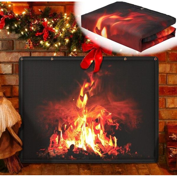 Insulated Fireplace Cover Decorative Fireplace Blanket Draft Stopper Stopper