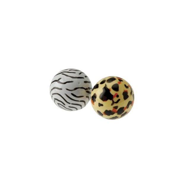 DollarItemDirect Animal Print Bouncy BALL/55MM, Sold by 4 Sets