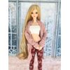 Rapunzel Extra Long Wig in Light Blonde Replacement Wig for BJD 1/3& Smart Dolls