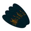 Steampunk Stag Beetle Double-Sided Oval Nail File Emery Board Set 4 Pack