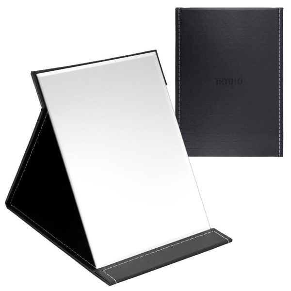 Mirror, tabletop, stylish, large, height adjustable, foldable, storage, stand, drawer, unbreakable, slim