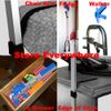 ArcMate 32" EZ Reacher Pro Plus Grabber Reacher with Thumb Lock, 6 lb. Capacity, 4.5" Wide Fingers, 90 Degree Swivel, Heat Resistant Silicone Tips - Grabber Tool for Elderly, Post Op, Accessibility