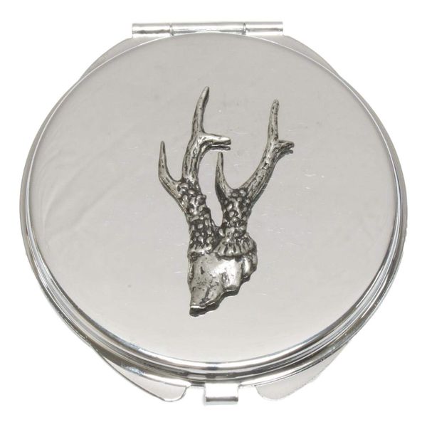 Roe Antler Compact Mirror Handbag Gift With Free Engraving 303