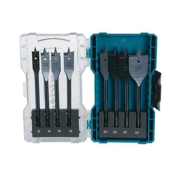 Makita E-08698 8 Piece Flat Bit Set