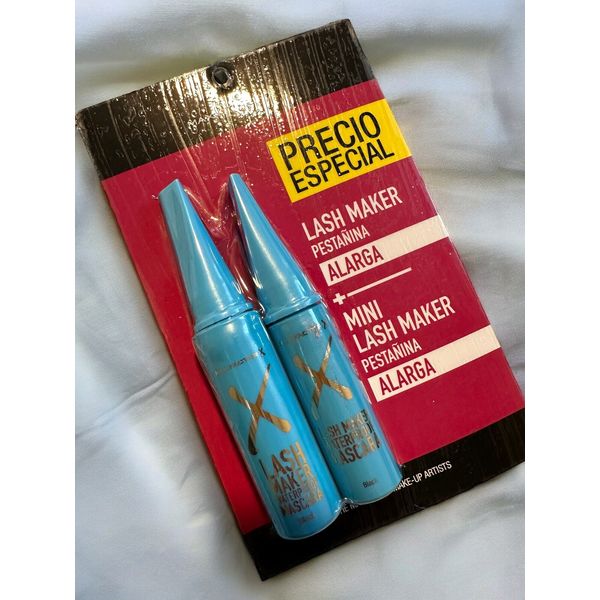 MAX FACTOR LASH MAKER MASCARA and MINILASH MAKER MASCARA Black 100% ORIGINAL