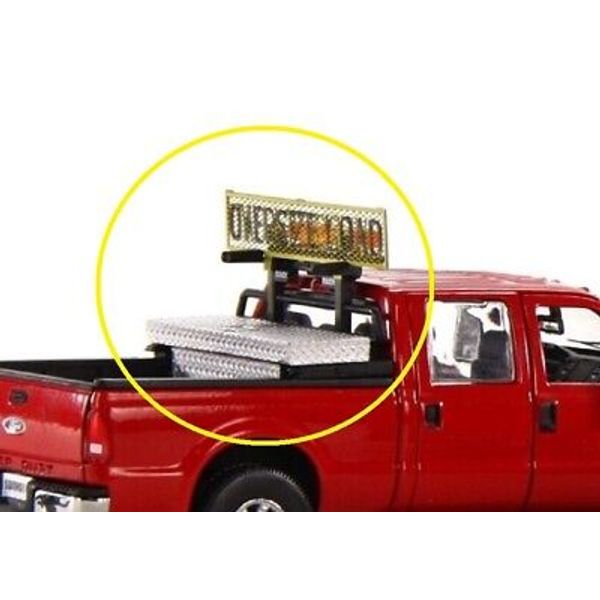 Sword 011/12 Backrack & Crossbed Toolbox for Sword F250 Pickup Trucks 1/50 NEW