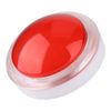 Push Button, Big Button Switch LED Light Button Abs 100Mm LED Light Lamp Button Big Round Arcade Video Game Push Button (White) (Red)