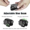 Blue Beam Laser and Flashlight Combo for Pistol, Rail Mounted Tactical Rechar...