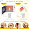 Auperwel 120g Wax Nose Wax Kit - Includes 30 Applicators for Quick & Painless Nose Hair Waxing, Perfect for Men and Women, Long Lasting Nose Hair Remover Wax Kit with 20-30 Uses- White