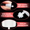 100pcs False Toe nails Set, 10 Sizes Natural Acrylic Fake Toenail Tips Full Cover Artificial Toe nails with Glue and Box for Women Girls Nail Salon and Nail Art DIY