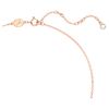 Swarovski Volta set, Bow, White, Rose gold-tone plated