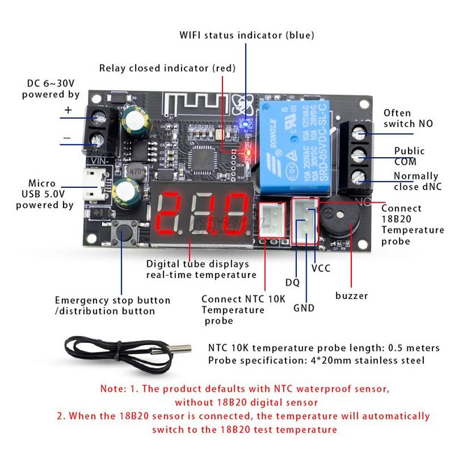  Precise Accurate Temperature & Time Controller with