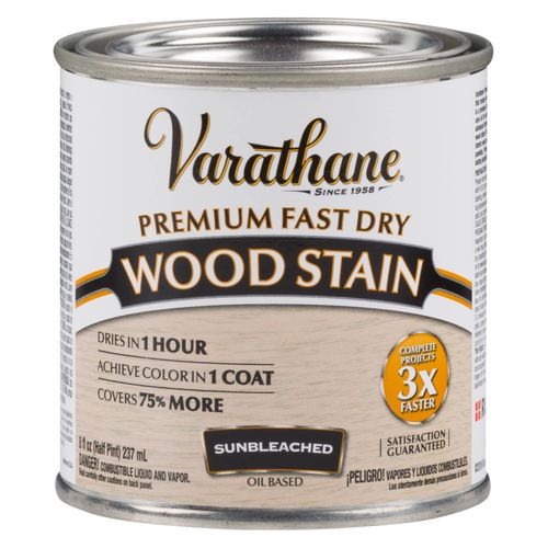 Varathane 262030 Varathane-262030 Premium Fast Dry Wood Stain, Half Pint, Sunbleached