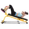 Multifunctional Sit Up Bench Handle, Adjustable Leg Lifts, Home Office, Yellow