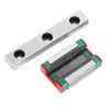 Miniature Linear Guide, LML9B Miniature Linear Rail Guide 9 mm Width + Slide Block Linear Guide Block for DIY Printers and CNC Machine (55 mm)
