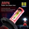 7 Inch Led GLASS Headlight round ORIGINAL CLASSIC LOOK Conversion Chrome pair H4