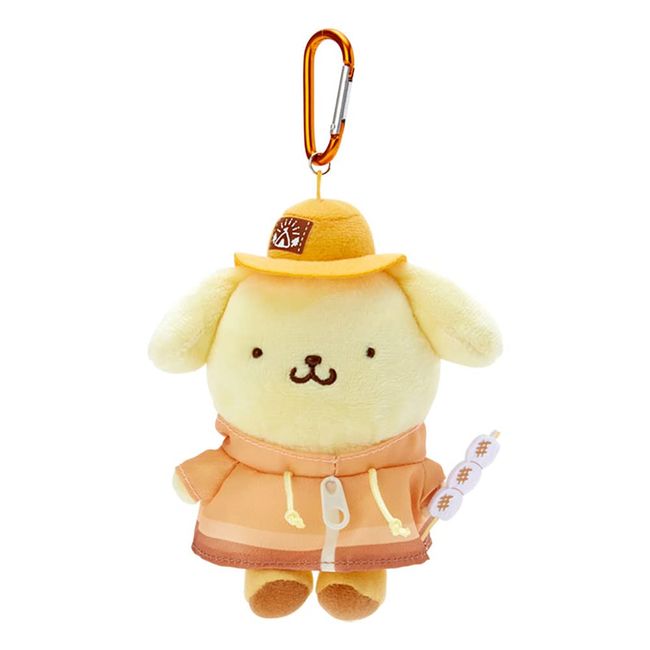 Sanrio 124516 Pompompurin Mascot Holder (Cute Camping)