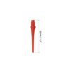 PATIKIL Plastic Dart Tips 2BA Thread, 50 Pack Soft Tip Dart Points Replacement Dart Accessories, Red