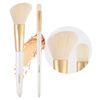 DUcare X1-05+X1-06 Powder Brush, Eyeshadow Brush, Set of 2, Shading Brush, Blush Brush, Face Brush, Diagonal Cut Makeup Brush, Eye Makeup, Dedicated Brush, Fluffy Makeup Brush, Eye Makeup & Blush Brush, Uses Premium Taklon