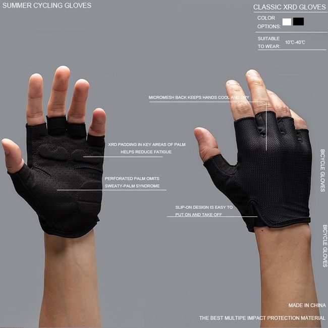 Mens Cycling Gloves Half Finger Cycling Half Finger Gloves Cycling MTB  Gloves