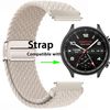 GIOPUEY Strap Compatible with OnePlus Watch 2R, Flexible Nylon Braided Strap, Strap Replacement [Unisex] - Beige
