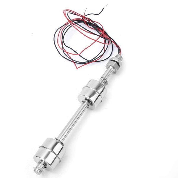 Miskall Wired Water Level Sensor Double Ball Float Switch Stainless Steel Tank Pool (150mm)