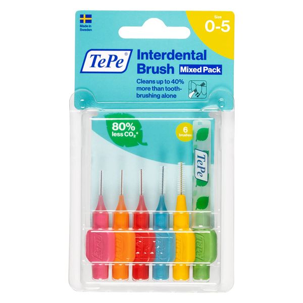 Tepe Mixed Pack Interdental Brushes - Pack of 12