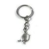 FizzyButton Gifts Robin Bird Charm Keyring Key Ring with Silver Tone Keychain