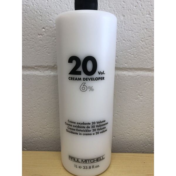 PAUL MITCHELL CREAM DEVELOPER 20 VOLUME 6% 33.8oz New!