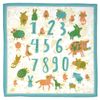 merrysquare - Children's Handkerchiefs - 100% Cotton - Approx. 26 cm - 6 Pieces, Numbers