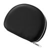 Clauss Round Manicure Case, Black - 8-Piece