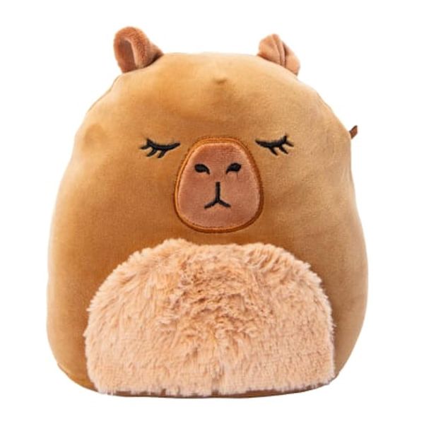 Squishmallows 7.5"" Lijjian The Capybara, Medium, Brown