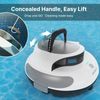 POOLPURE Robot Pool Cleaner, Cordless Pool Automatic Vacuum, Self-Parking