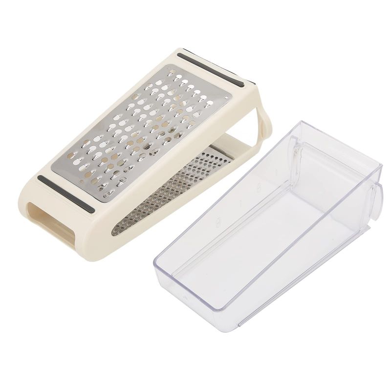 Leopacat Cheese Grader, Grater with Container Box Shredder Lemon Zester ...