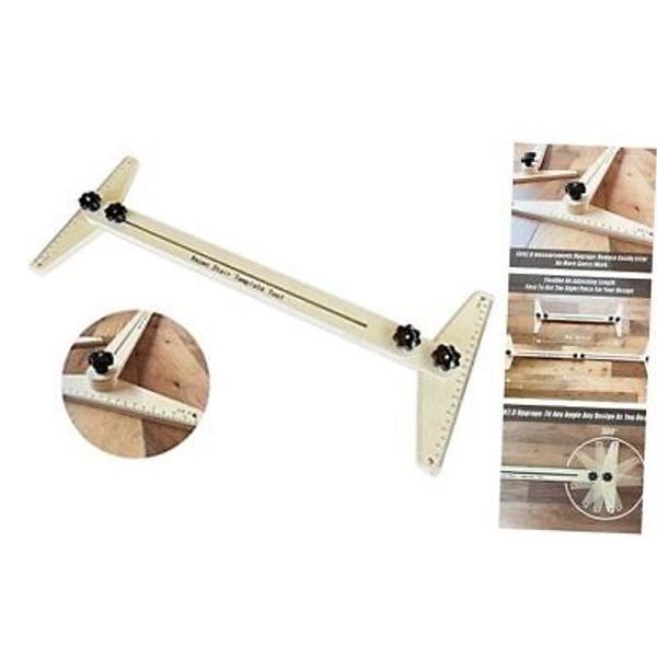 Stair Tread Template Tool Gen2.0, Wood Stair Jig for Measuring Shelf,