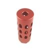 Aluminum Red Color Muzzle Brake 14x1 Left Hand Thread For 7.62x39