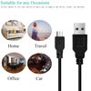 DTOL PS3 Controller Charger Cable Ring Mini USB Data Charging Cord for PS Move PlayStation 3 Wireless Controller, TI84 Plus CE, Digital Camera 10ft 2 Pack