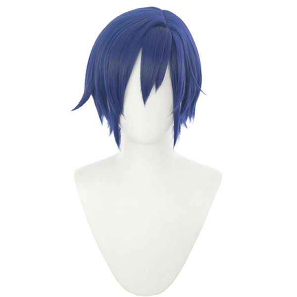 LAOBAO KAITO Kite Wig, Costume Accessory, Cosplay, Blue, Heat Resistant, Party, Halloween, Costume, Cultural Festivals, Events, Cosplay Wig