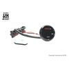 KN Planning KOSO Waterproof Motorcycle Motorcycle Scooter LED Voltmeter Voltage Volt Meter 12V Warning Function Red